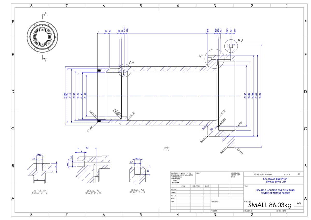 Reverse Engineering - Bearing Housing